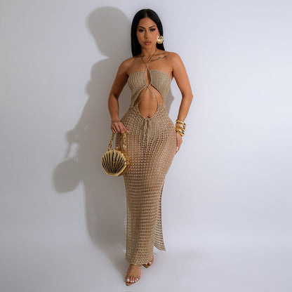 Women’s Sleeveless Knitted Maxi Dress | Fashion | Casual | Chic