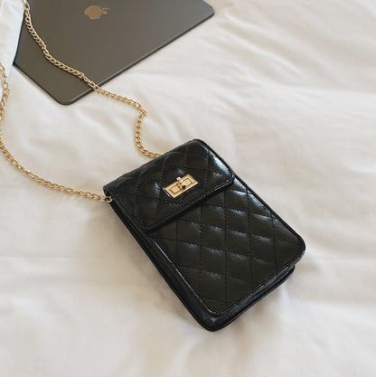 Women’s Shoulder Mini Bag | Diamond Pattern | Fashion | Chic