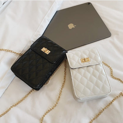 Women’s Shoulder Mini Bag | Diamond Pattern | Fashion | Chic