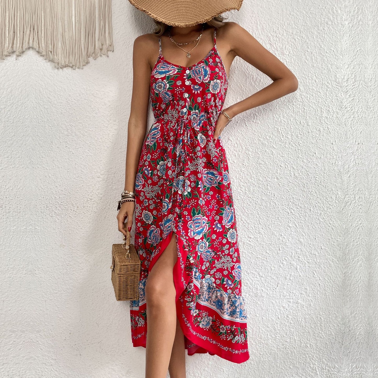 Women’s Printed Sling Midi-Maxi Dress | Summer | Casual | Elegant