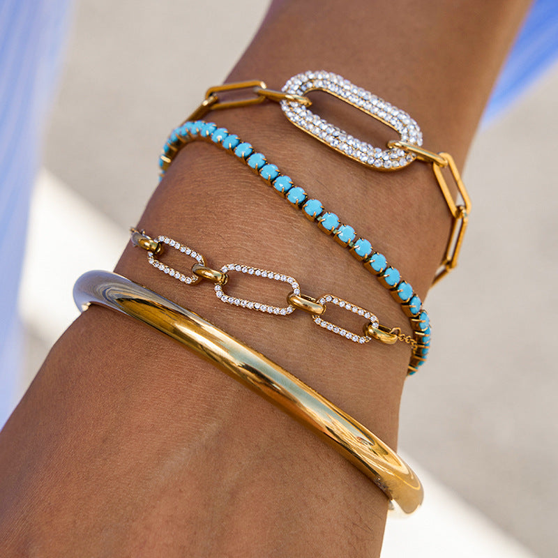 Women’s Stainless Steel Bracelet Jewelry | Minimal | Everyday | Gift