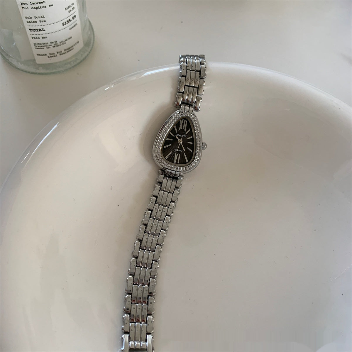 Women’s Snake Head Chain Quartz Watch | Gold | Fashion | Statement