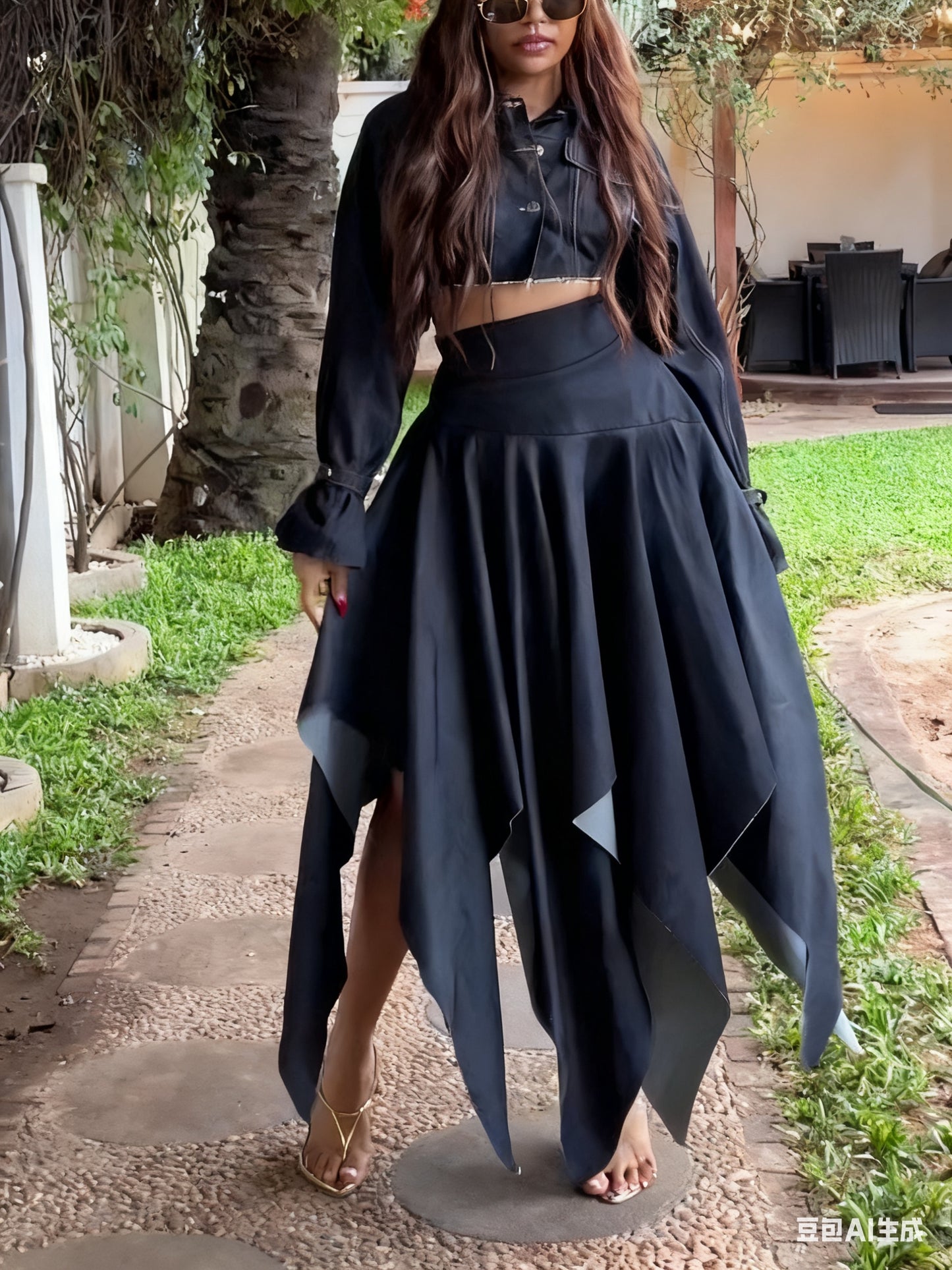 Women’s Cropped Elegant Set | Chic | Fashion