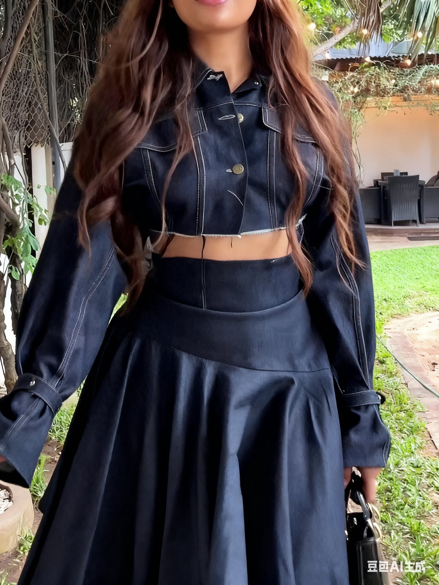 Women’s Cropped Elegant Set | Chic | Fashion