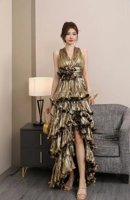 Women’s Dovetail Ruffled Dress | Fashion | Elegant | Party