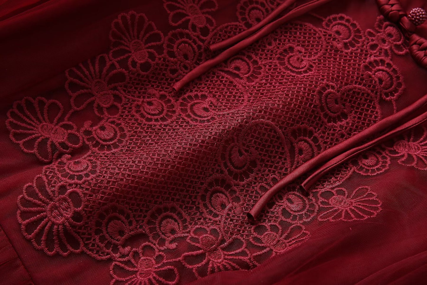 Women’s Waist Fit Dress | Burgundy | Elegant | Chic