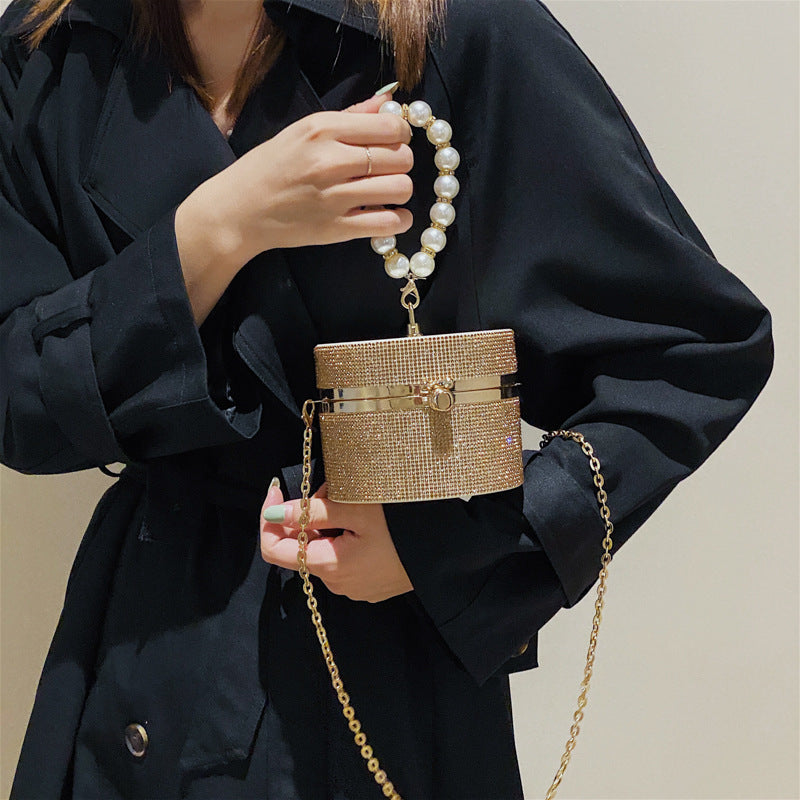 Women’s Pearl Bucket Mini Bag | Portable | Fashion | Chic