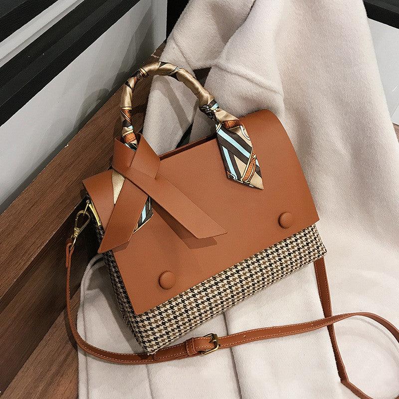 Women’s Crossbody Bag | Grid Pattern | Fashion | Casual