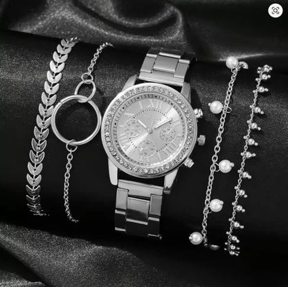 Women’s Quartz Watch Set | Elegant | Fashion | Gift