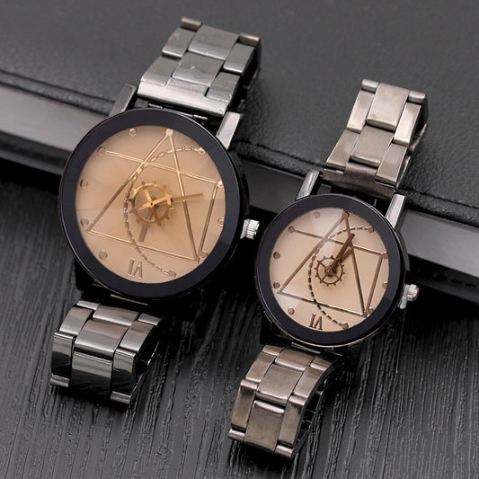 Women’s Gear Compass Steel Quartz Watch | Unisex | Casual | Everyday Couple