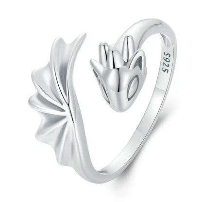 Women’s 925 Sterling Silver Cat Ring – Adjustable Animal Open Band Jewelry Gift