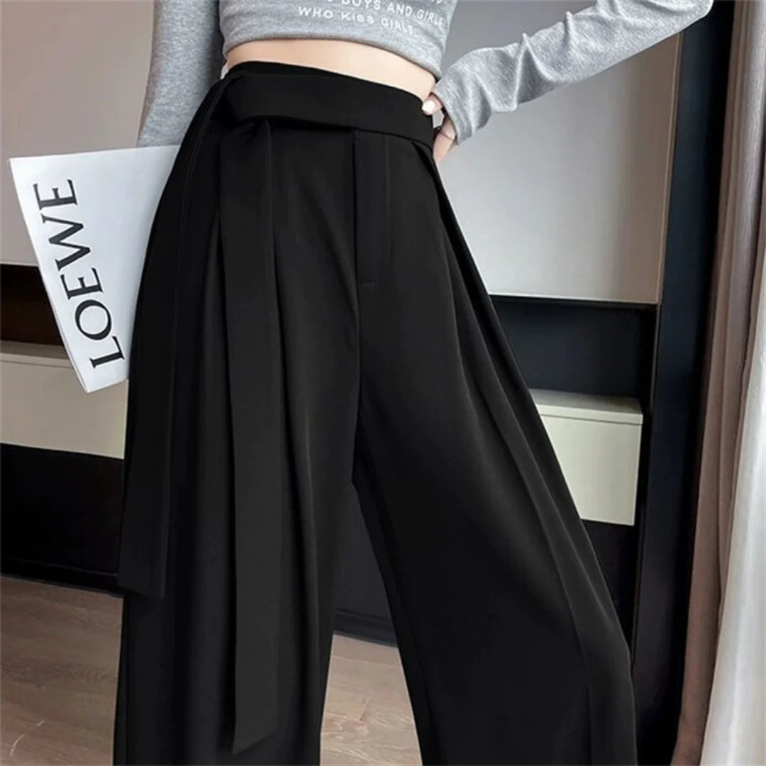 Women’s Wide Leg Pants Bottoms | High Waist | Straight Leg | Elegant