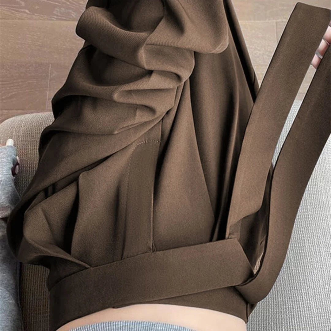 Women’s Wide Leg Pants Bottoms | High Waist | Straight Leg | Elegant