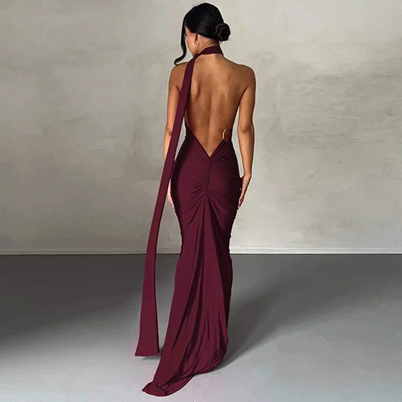 Women’s Elegant Maxi Dress – Sleeveless Summer Party & Evening Dress