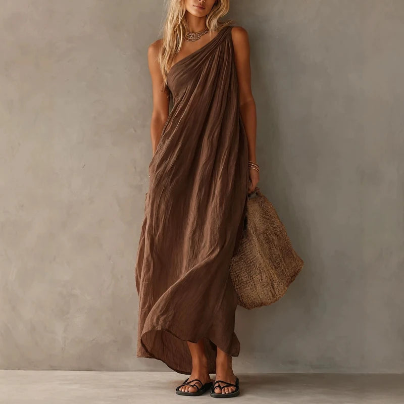 Women’s Maxi Dress | Asymmetrical | Off Shoulder | Beach