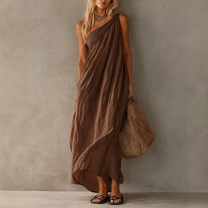 Women’s Maxi Dress | Asymmetrical | Off Shoulder | Beach