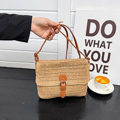 Women’s Crossbody Bag | Straw Woven | Vacation | Casual Shoulder