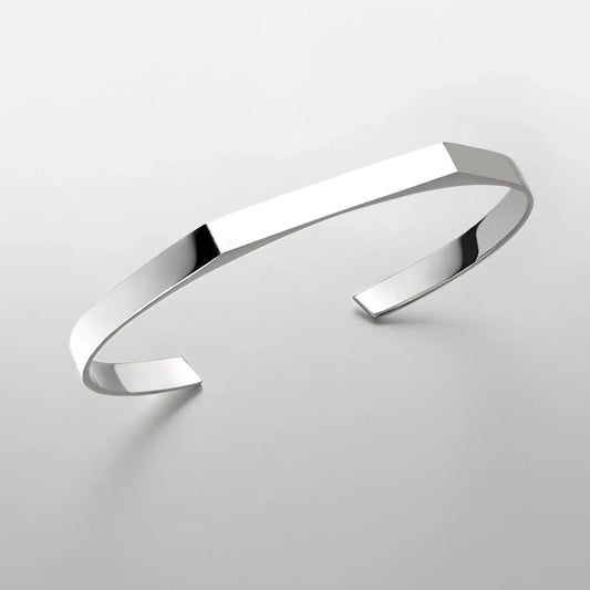 Men’s Minimalist Heptagon Bracelet – Gold Plated Stainless Steel Jewelry