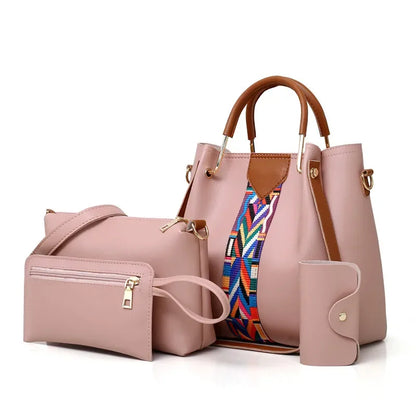 Women’s Tote Bag | Large Capacity | Fashion | Four Piece Set