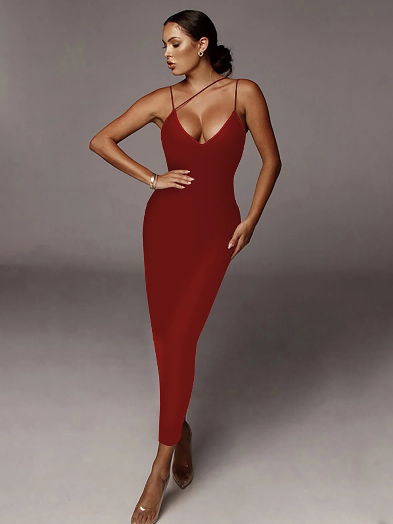 Women’s Leopard Maxi Dress – Sexy Summer Party & Evening Streetwear