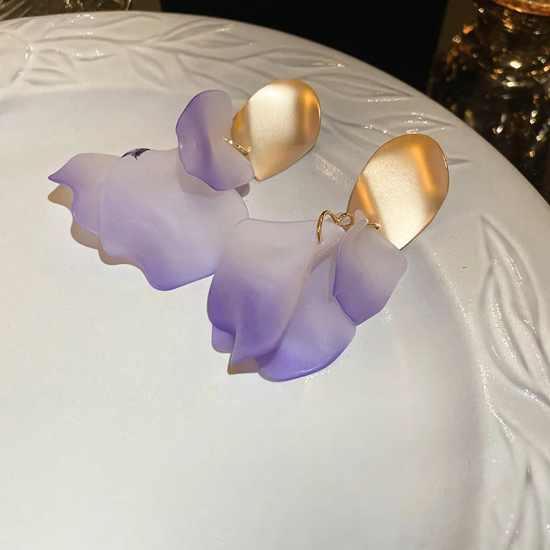 Women’s Jewelry Colorful Flower Drop Earrings | Boho | Y2K | Party