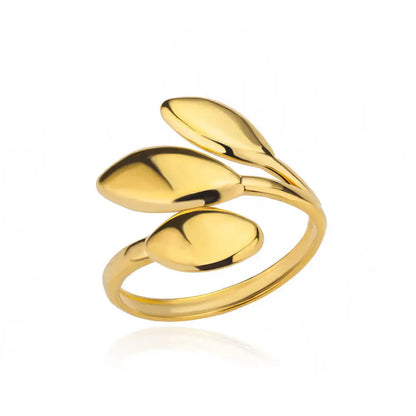 Women’s Jewelry 316L Stainless Steel Ring | Luxury | Gold Tone | Unisex