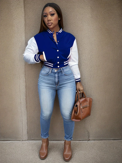 Women’s Outerwear | Casual Jacket | Colorblock