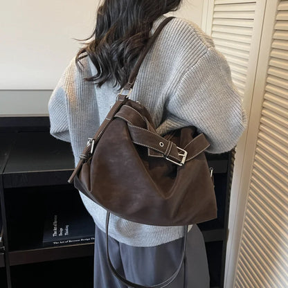 Women’s Tote Bag | Soft Leather | Large Capacity | Retro