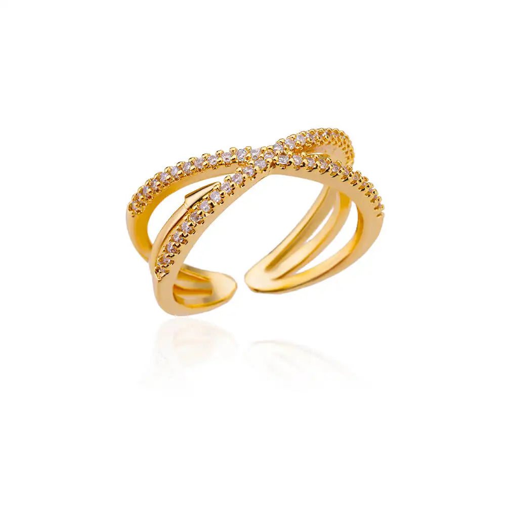Women’s Jewelry 316L Stainless Steel Ring | Luxury | Gold Tone | Unisex