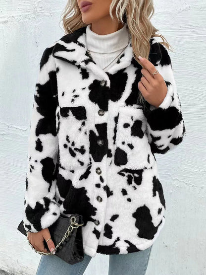 Women’s Plush Outerwear | Casual | Warm Jacket