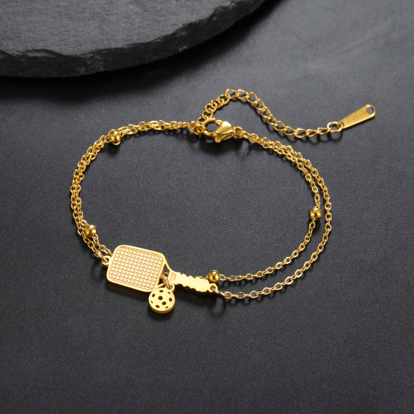 Women’s Trendy Charm Bracelet – Stainless Steel Fashion Jewelry Gift