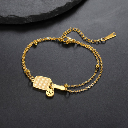 Women’s Trendy Charm Bracelet – Stainless Steel Fashion Jewelry Gift