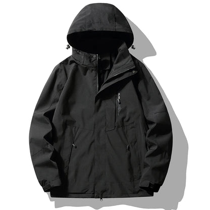 Unisex Windbreaker Jacket – Waterproof & Windproof Outdoor Hiking Outerwear