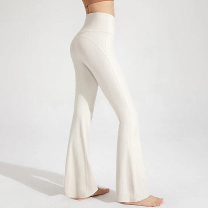 Women’s High-Waisted Yoga Pants – Waist-Cinching, Hip-Lifting Bell Bottom Fitness Leggings