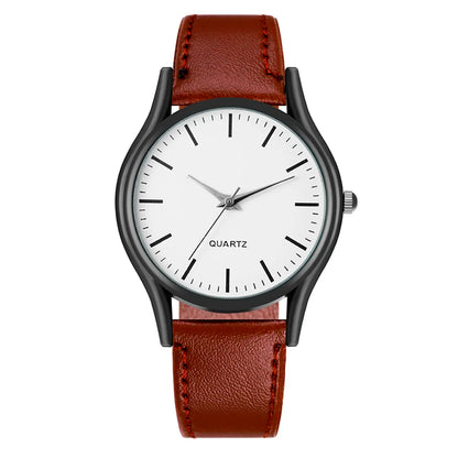 Men’s Luxury Business Watch – Leather Strap Wristwatch, Elegant Casual Clock Gift