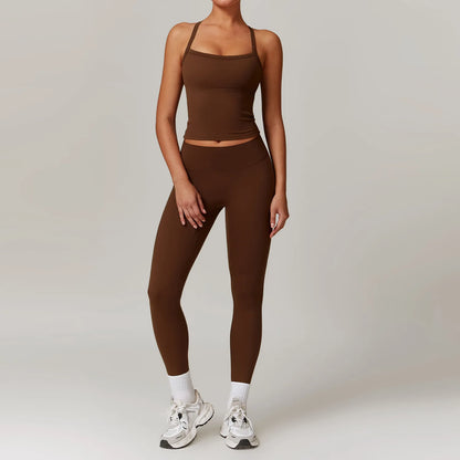 Women’s 2PCS Gym Yoga Set – Sportswear Casual Set