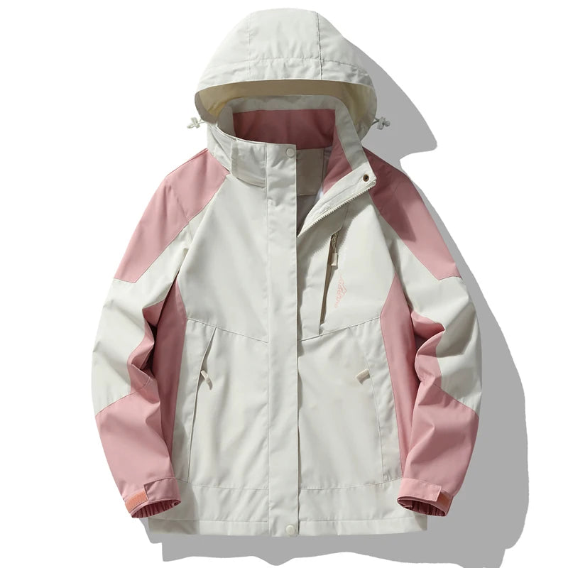 Unisex Windbreaker Jacket – Waterproof & Windproof Outdoor Hiking Outerwear