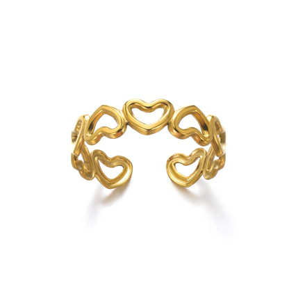 Women’s Jewelry 316L Stainless Steel Ring | Luxury | Gold Tone | Unisex