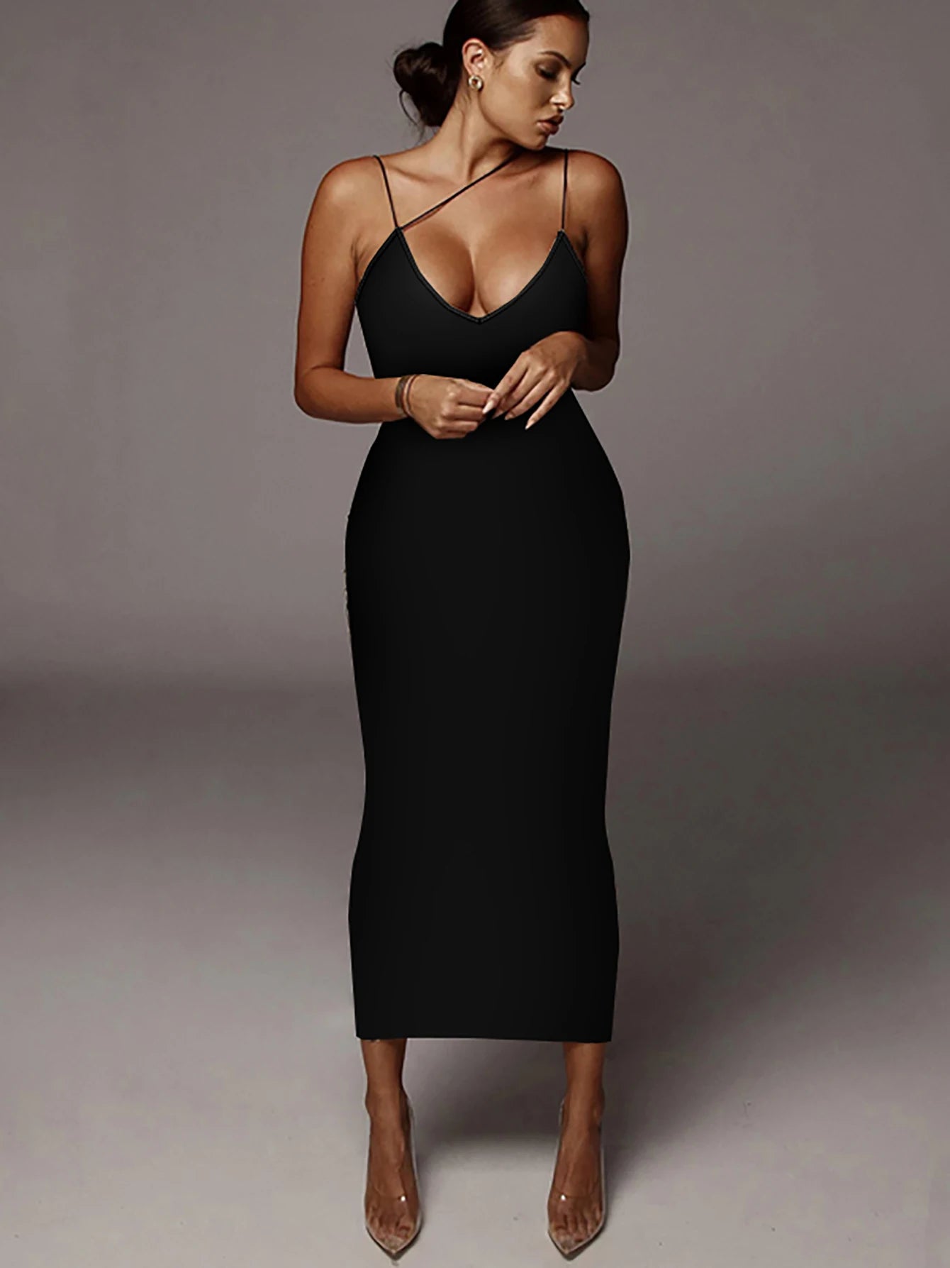 Women’s Leopard Maxi Dress – Sexy Summer Party & Evening Streetwear