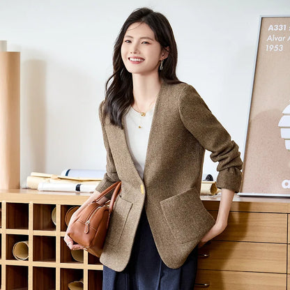 Women’s Blazer Outerwear | Office | Elegant