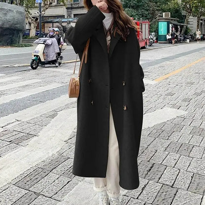 Women’s Wool Trench Coat Outerwear | Retro | Loose