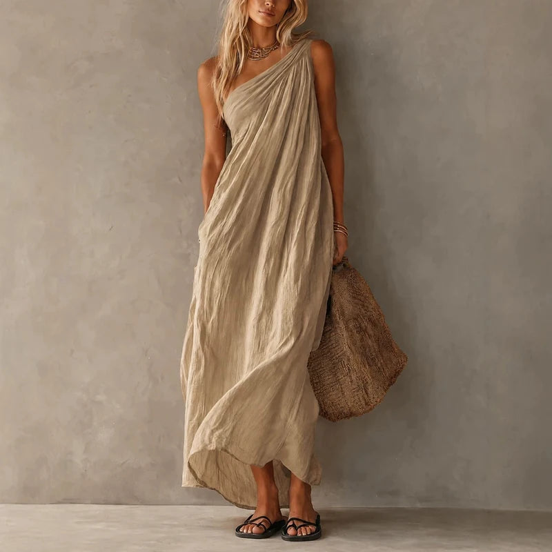 Women’s Maxi Dress | Asymmetrical | Off Shoulder | Beach