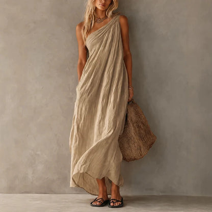 Women’s Maxi Dress | Asymmetrical | Off Shoulder | Beach
