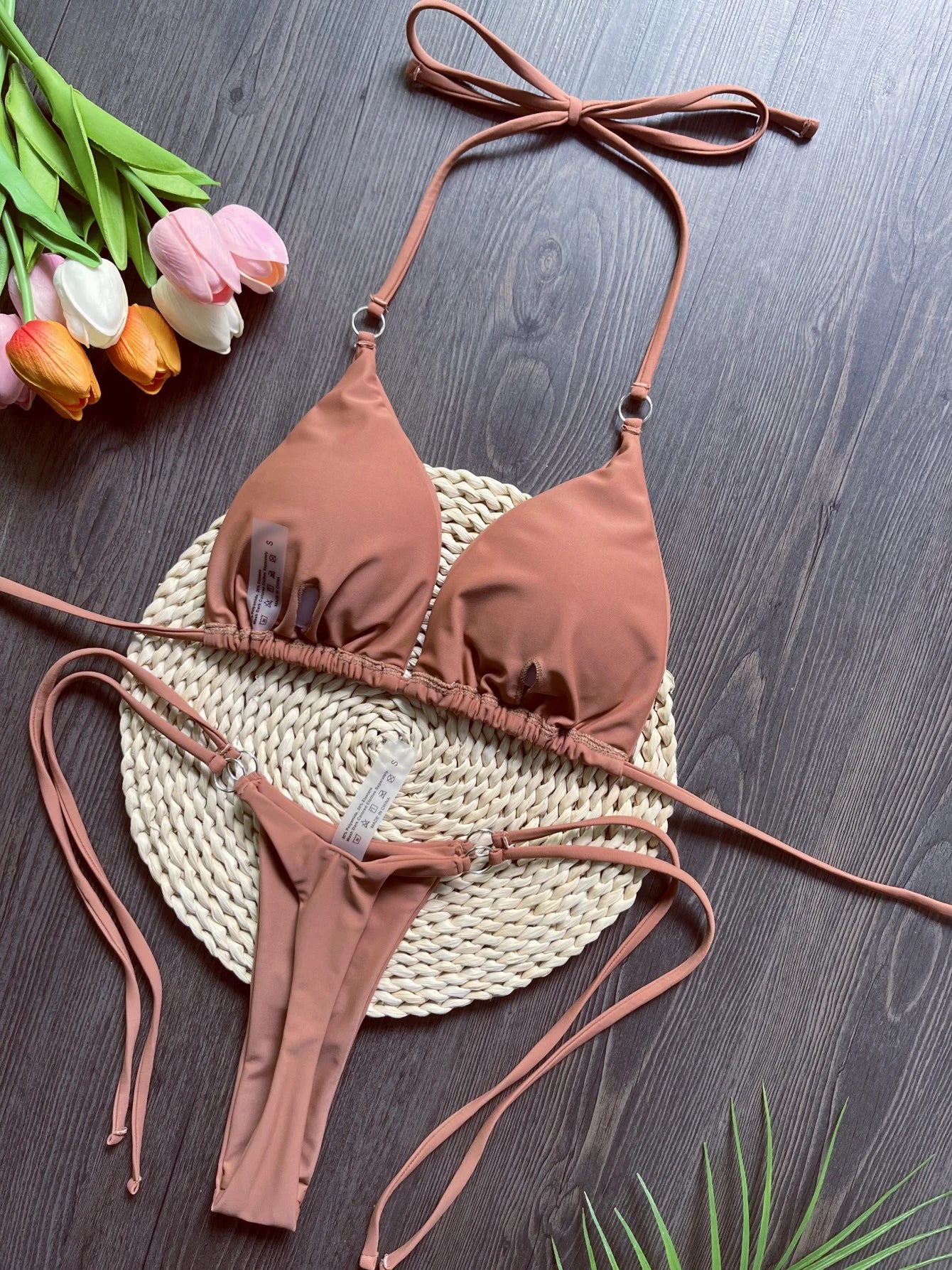 Women’s Satin Brazilian Swimwear Bikini