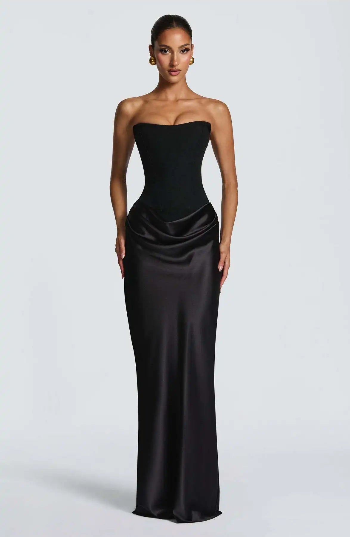 Women’s Maxi Dress | Strapless | Satin | Elegant