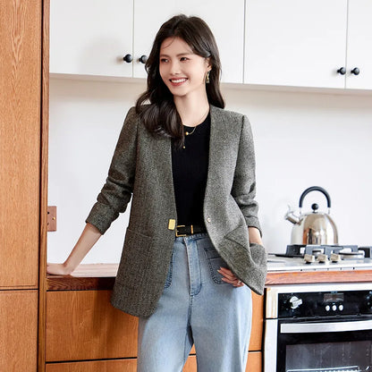 Women’s Blazer Outerwear | Office | Elegant