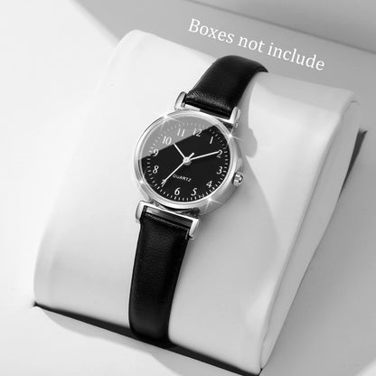 Women’s Small Dial Quartz Watch | Minimal | Leather Band | Analog