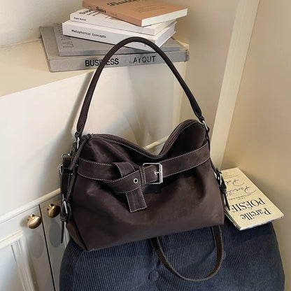 Women’s Tote Bag | Soft Leather | Large Capacity | Retro
