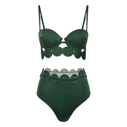 Women’s Laser Cut Swimwear Push Up Bikini
