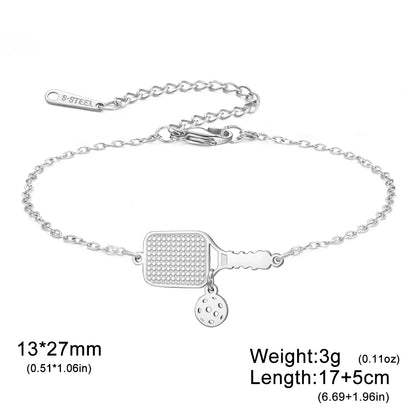 Women’s Trendy Charm Bracelet – Stainless Steel Fashion Jewelry Gift